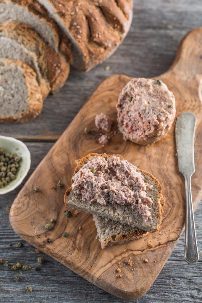Terrine d’oie cognac et poivre vert La ferme QuébecOies