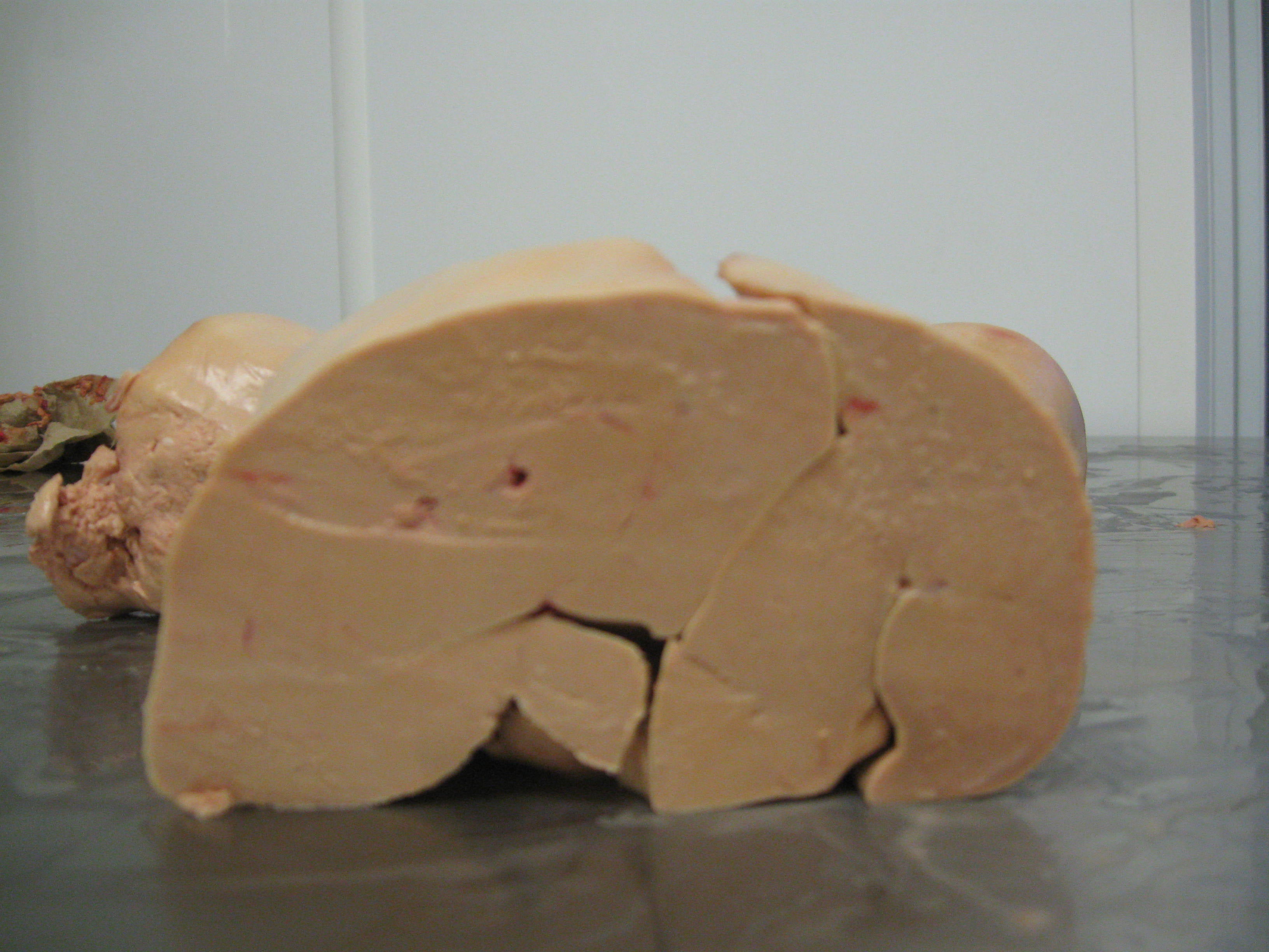 Lobes de foie gras d'oie